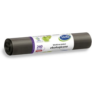 WORKI NA ŚMIECI 240L LDPE CZARNE (5) Stella