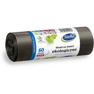 WORKI NA ŚMIECI 60L LDPE CZARNE (10) Stella
