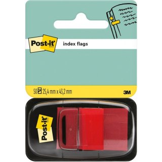 ZAKŁADKI POST-IT 25*43mm CZERWONE (50) Post-it