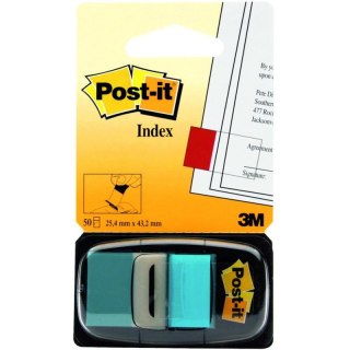 ZAKŁADKI POST-IT 25*43mm NIEBIESKIE (50) Post-it