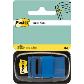 ZAKŁADKI POST-IT 25*43mm NIEBIESKIE (50) Post-it