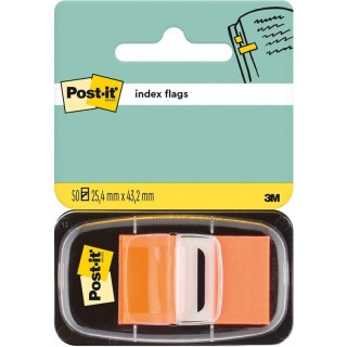 ZAKŁADKI POST-IT 25*43mm POMARAŃCZOWE (50) Post-it