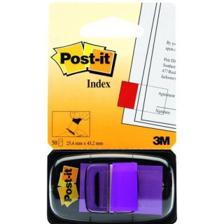 ZAKŁADKI POST-IT 25*43mm PURPUROWE (50) Post-it