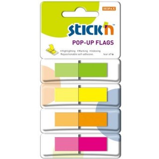 ZAKŁADKI STICK'N 12*45mm 4 KOLORY (4*40) STICK'N