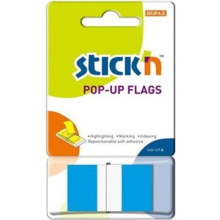 ZAKŁADKI STICK'N 25*45mm NIEBIESKIE (50) STICK'N