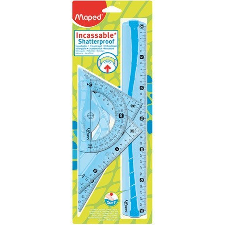 ZESTAW MAPED FLEX MAXI: LINIJKA 2 EKIERKI KĄTOMIERZ Maped ZESTAW MAPED FLEX MAXI: LINIJKA 2 EKIERKI KĄTOMIERZ Maped