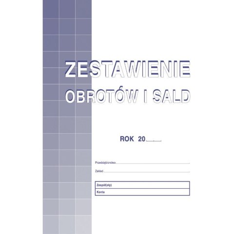 ZESTAWIENIE OBROTÓW I SALD A4 (OFFSET) Michalczyk i Prokop ZESTAWIENIE OBROTÓW I SALD A4 (OFFSET) Michalczyk i Prokop