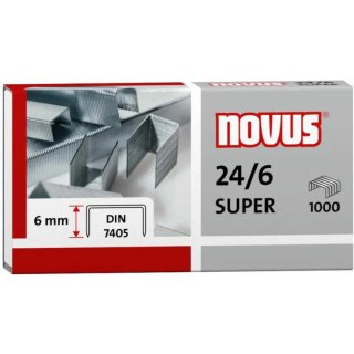ZSZYWKI NOVUS 24/6 DIN SUPER (1000) Novus