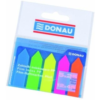 Zakładki Donau 12x45mm 5 kolorów (5x25) Donau