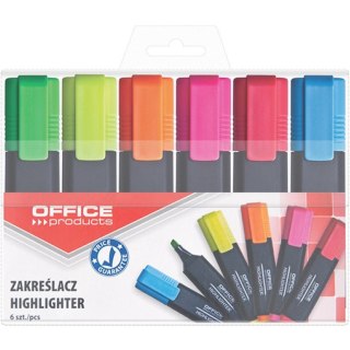 Zakreślacze Office Products 6 kolorów Office Products