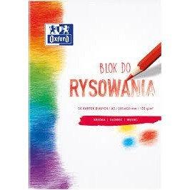 Blok rysunkowy Oxford A3/20k biały Oxford