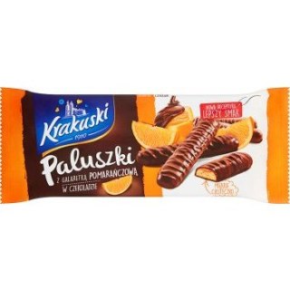 CIASTKA KRAKUSKI PALUSZKI 144g POMARAŃCZOWA GALARETKA KRAKUSKI