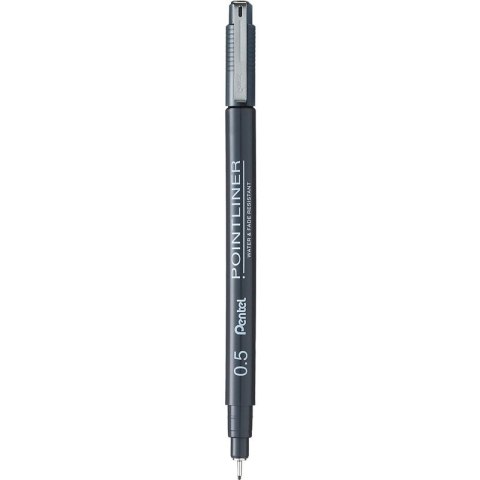 Cienkopis Pentel PointLiner 0.5mm czarny Pentel Cienkopis Pentel PointLiner 0.5mm czarny Pentel