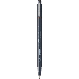 Cienkopis Pentel PointLiner 0.5mm sepia Pentel