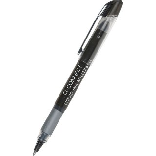 Cienkopis kulkowy Q-Connect 0.5mm czarny Q-CONNECT