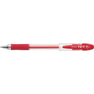 Długopis żelowy Penac FX-1 0.7mm czerwony Penac