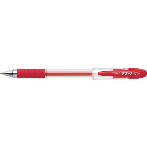 Długopis żelowy Penac FX-1 0.7mm czerwony Penac Długopis żelowy Penac FX-1 0.7mm czerwony Penac