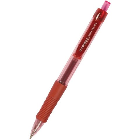 Długopis żelowy Q-Connect Sigma Gel 0.5mm czerwony Q-CONNECT Długopis żelowy Q-Connect Sigma Gel 0.5mm czerwony Q-CONNECT