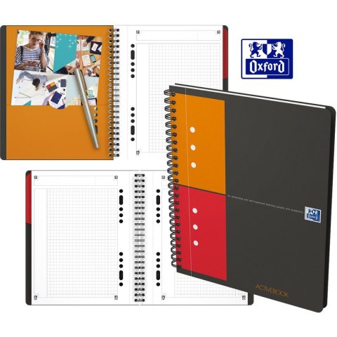 KOŁONOTATNIK OXFORD ACTIVEBOOK A5+/80K KRATKA Oxford KOŁONOTATNIK OXFORD ACTIVEBOOK A5+/80K KRATKA Oxford