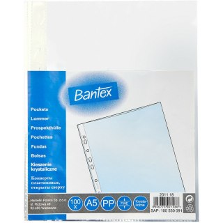 KOSZULKI BANTEX A5/45µm KRYSTALICZNE (100) Bantex