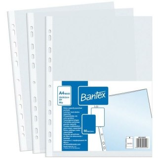 KOSZULKI BANTEX MAXI A4+/90µm GROSZKOWA (50) Bantex
