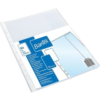 KOSZULKI Z KLAPKĄ BANTEX MAXI A4/110µm GROSZKOWE (10) Bantex