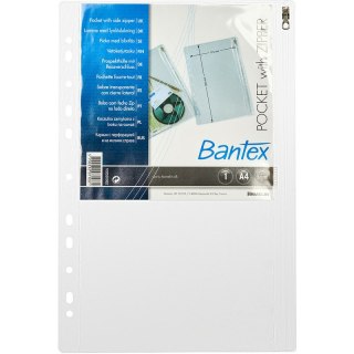 KOSZULKI Z SUWAKIEM BANTEX A4/140µm GROSZKOWE (10) Bantex