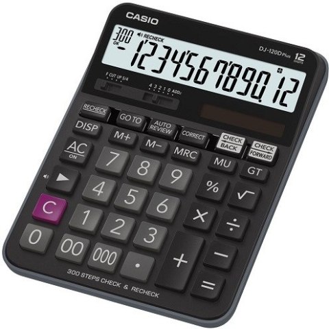 Kalkulator Casio DJ-120D Plus czarny Casio Kalkulator Casio DJ-120D Plus czarny Casio