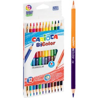 Kredki ołówkowe Carioca BiColor 24 kolory CARIOCA