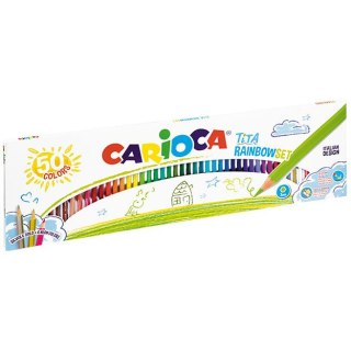 Kredki ołówkowe Carioca Tita 50 kolorów CARIOCA