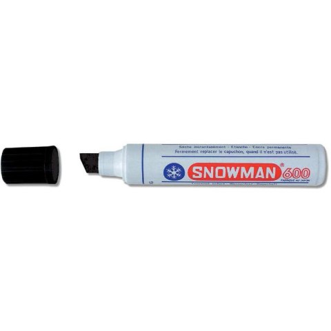 MARKER PERMANENTNY SNOWMAN JUMBO 600 CZARNY SNOWMAN MARKER PERMANENTNY SNOWMAN JUMBO 600 CZARNY SNOWMAN