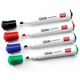 MARKERY DO TABLIC NOBO GLIDE 4 KOLORY Nobo