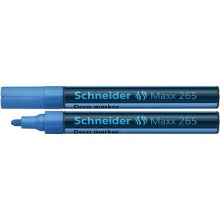 Marker kredowy Schneider Maxx 265 Deco niebieski Schneider