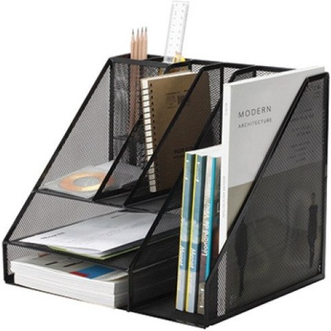 Organizer na biurko Q-Connect Office Set metalowy Q-CONNECT Organizer na biurko Q-Connect Office Set metalowy Q-CONNECT