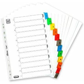 PRZEKŁADKI MYLAR ELBA A4 1-12 Elba