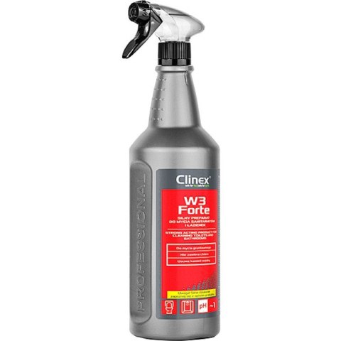 Preparat Clinex W3 Forte 1L (do mycia łazienek i sanitariatów) Clinex Preparat Clinex W3 Forte 1L (do mycia łazienek i sanitariatów) Clinex