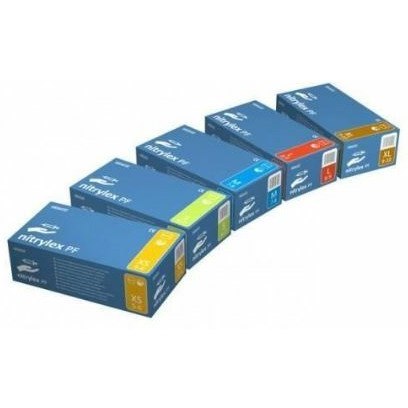 Rękawice nitrylowe Maxter Blue rozmiar S (100) Maxter Rękawice nitrylowe Maxter Blue rozmiar S (100) Maxter
