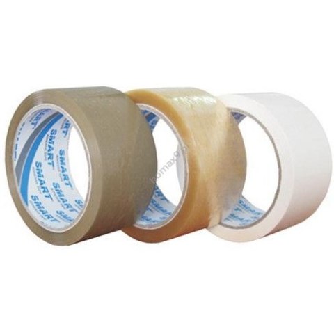 TAŚMA PAKOWA SMART 48mm/46m KAUCZUK BIAŁA Smart TAŚMA PAKOWA SMART 48mm/46m KAUCZUK BIAŁA Smart