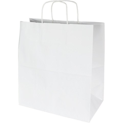 TORBA PAPIEROWA 50x18x39cm BIAŁA NC Koperty TORBA PAPIEROWA 50x18x39cm BIAŁA NC Koperty