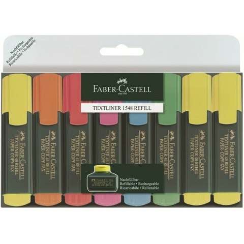 ZAKREŚLACZE FABER-CASTELL 48 5 KOLORÓW+3 ŻÓŁTE Faber-Castell ZAKREŚLACZE FABER-CASTELL 48 5 KOLORÓW+3 ŻÓŁTE Faber-Castell