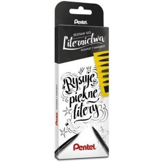 Zestaw do liternictwa Pentel "Rysuję piękne litery Pentel