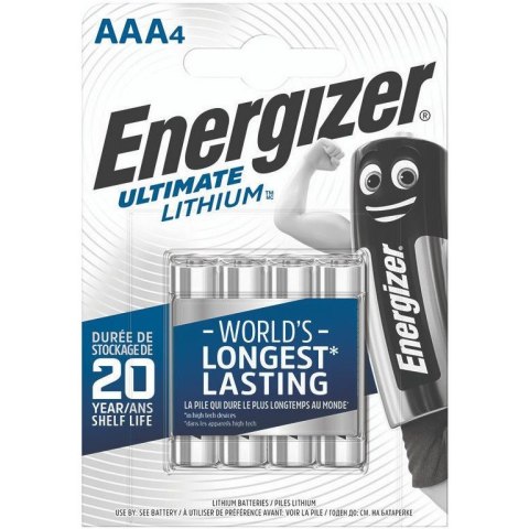 Baterie Energizer Ultimate Lithium AAA L92 1.5V (4) Energizer Baterie Energizer Ultimate Lithium AAA L92 1.5V (4) Energizer