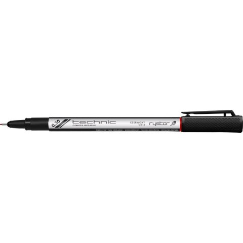 Cienkopis kreślarski Rystor Technic 0.3mm czerwony Rystor Cienkopis kreślarski Rystor Technic 0.3mm czerwony Rystor
