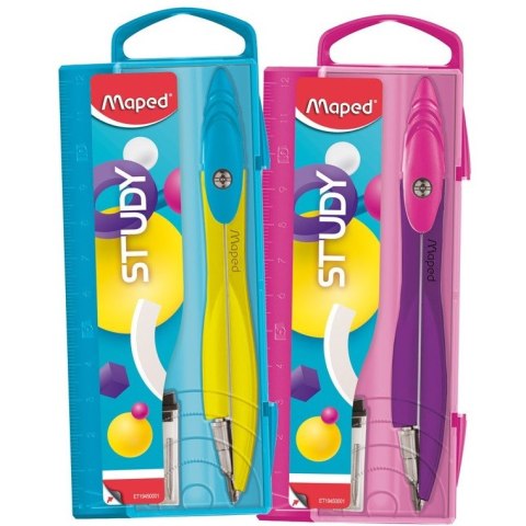 Cyrkiel Maped Study Pop (+ wkłady grafitowe) Maped Cyrkiel Maped Study Pop (+ wkłady grafitowe) Maped