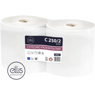 Czyściwo w rolce Ellis 240m 2w celuloza białe (2) Ellis