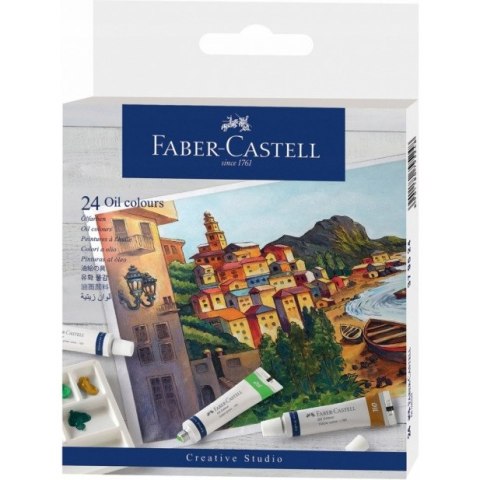 Farby olejne Faber-Castell Creative Studio 24 kolory Faber-Castell Farby olejne Faber-Castell Creative Studio 24 kolory Faber-Castell