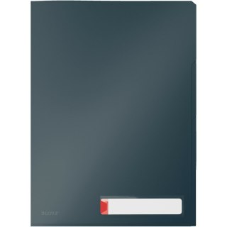 Folder PP Leitz Cosy A4/200µm 3 przegródki szary Leitz
