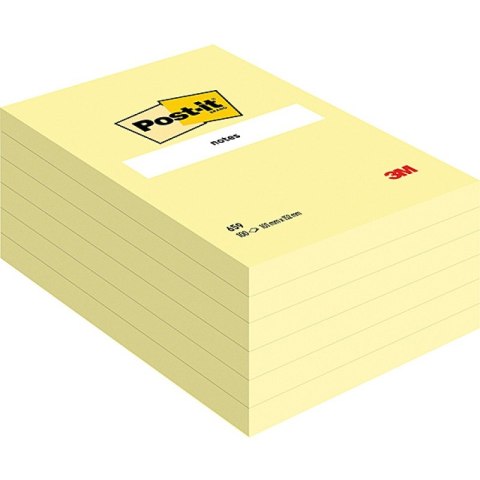 Karteczki Post-it 102x152mm (659) żółte (100) Post-it Karteczki Post-it 102x152mm (659) żółte (100) Post-it