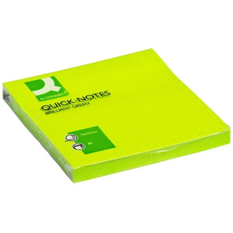 Karteczki Q-Connect 76x76mm zielone (75) Q-CONNECT Karteczki Q-Connect 76x76mm zielone (75) Q-CONNECT