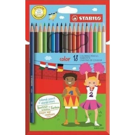 Kredki Stabilo Color 18 kolorów Stabilo Kredki Stabilo Color 18 kolorów Stabilo